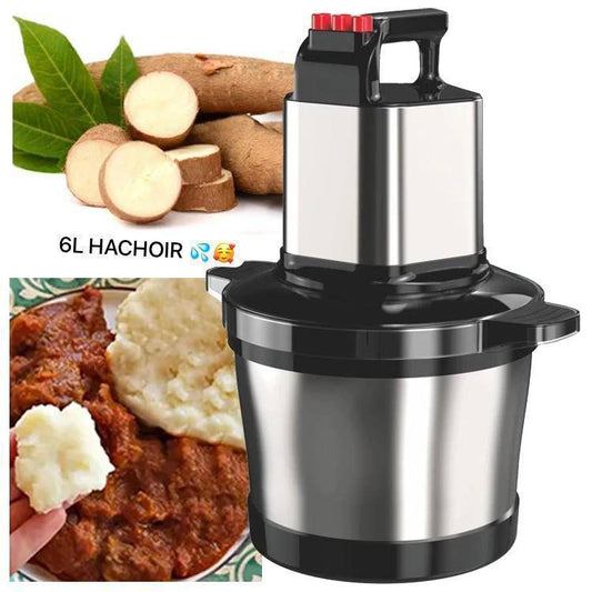 Hachoir Électrique 6L – Puissance, Rapidité et Grande Capacité