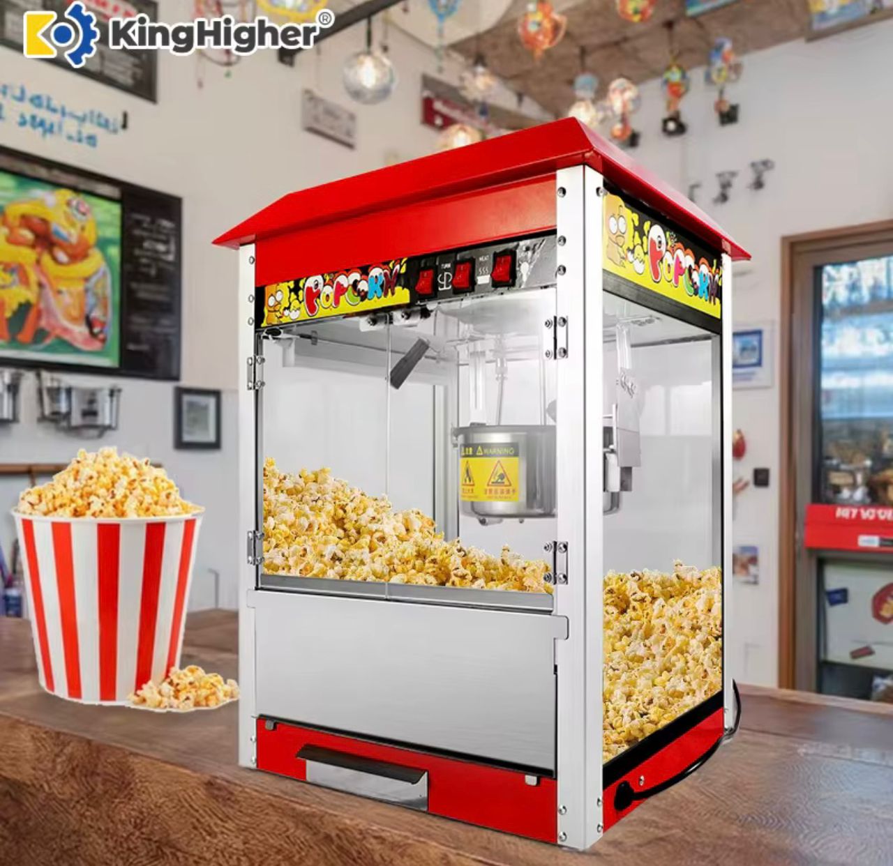 Machine pour pop-corn
