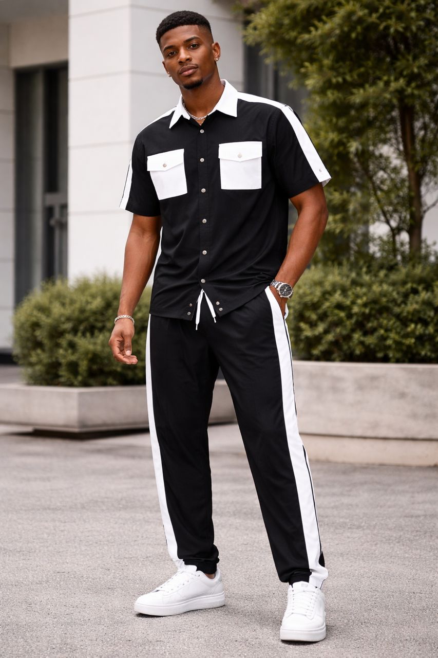 Ensemble pantalon coton