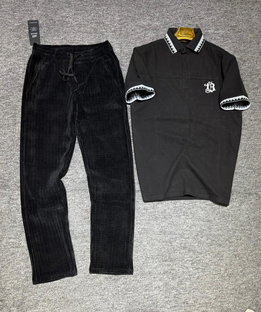 Ensemble Homme Polo Premium & Pantalon Cargo
