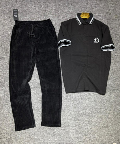 Ensemble Homme Polo Premium & Pantalon Cargo