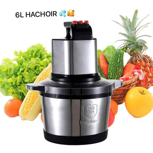 Hachoir Électrique 6L – Puissance, Rapidité et Grande Capacité