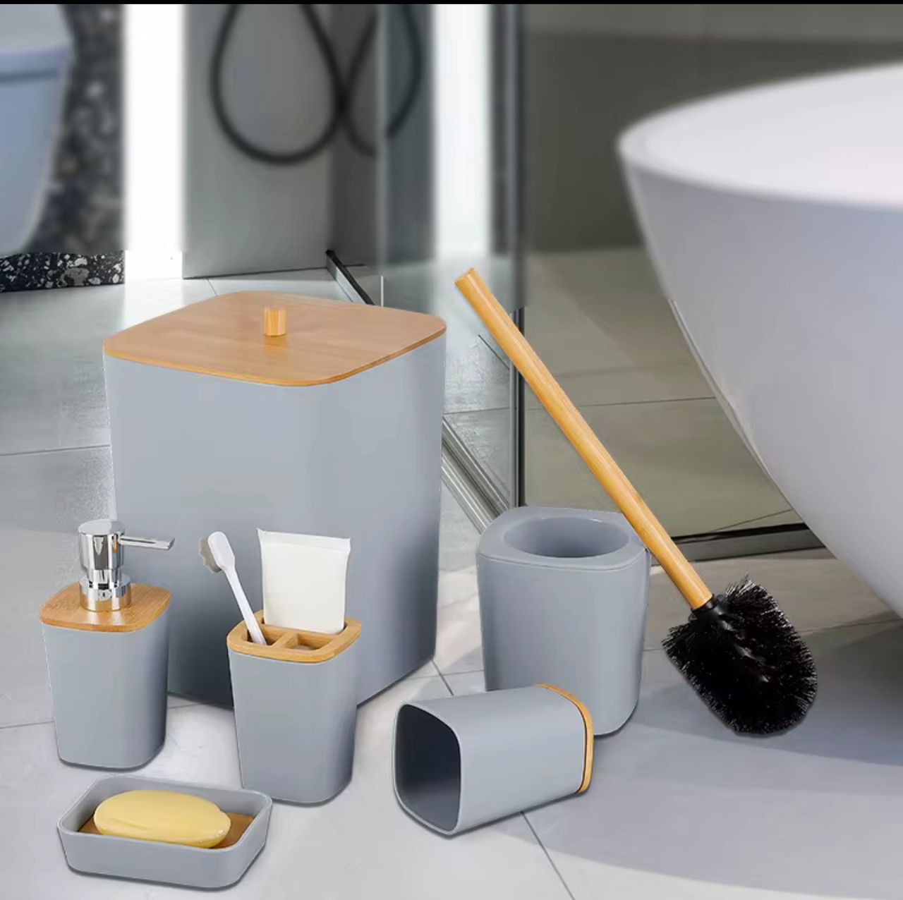 Pack Accessoires Salle de Bain – Élégance & Organisation