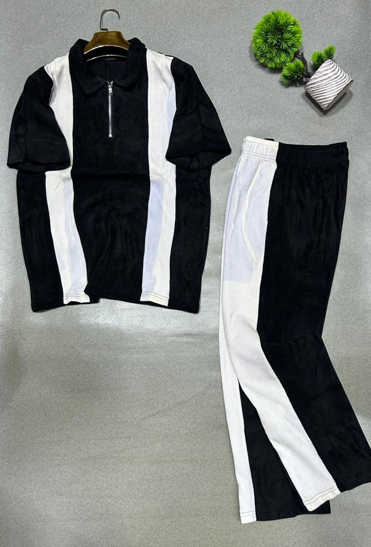 Ensemble Homme Polo Zippé & Pantalon Assorti