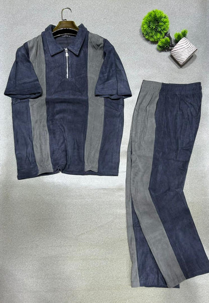 Ensemble Homme Polo Zippé & Pantalon Assorti