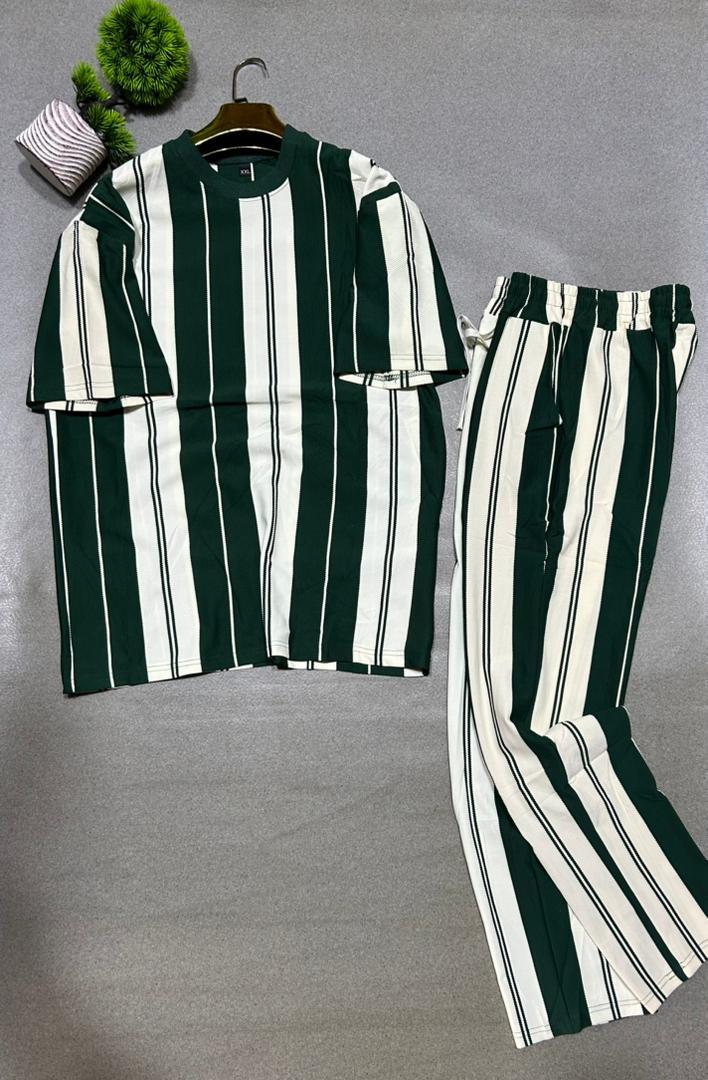 Ensemble Homme T-Shirt & Pantalon Rayé