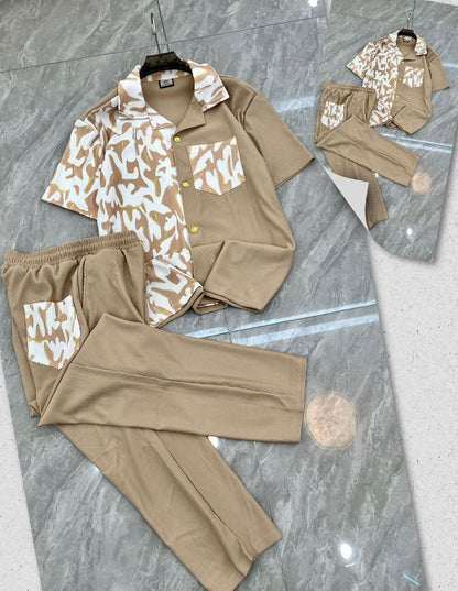 Ensemble Homme Chemise & Pantalon Motif Premium